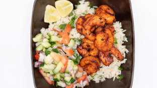 Grilled Shrimp Fried Rice