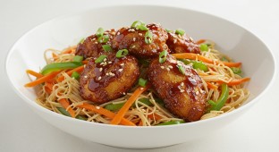 Suya Chicken Vermicelli Noodles