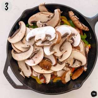 Sliced Portobello Mushrooms
