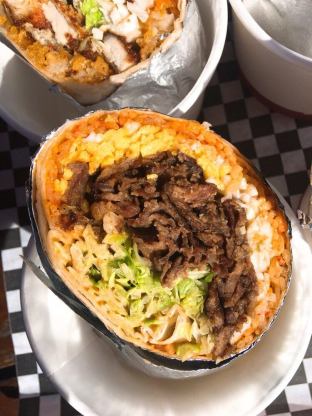 Individual Burrito with Bulgogi Beef