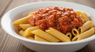 Vegan Penne with Marinara Sauce
