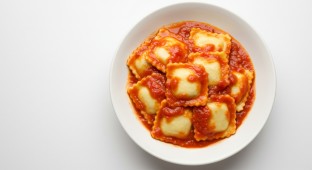 Three Cheese Ravioli with Red Sauce