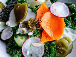 Vegetarian Glow Salad (NO Onions)