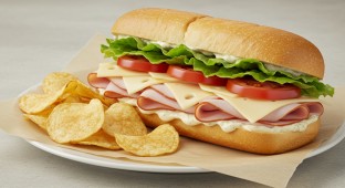 Palio's Club Sandwich with Chips