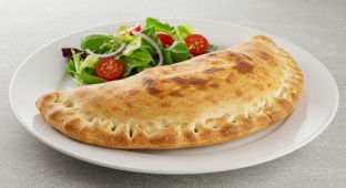 Molly's Calzone and Salad