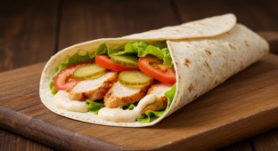 Chicken Shawarma Arabi Wrap Box