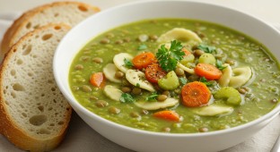 Green Lentil Soup