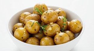 Small Roasted Potatoes with Herbs and Garlic
