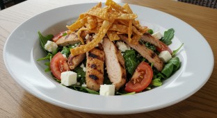 Arugula Salad with Chicken and House Vinaigrette