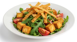 Dairy Free - Arugula Entree Salad with Tofu and House Vinaigrette