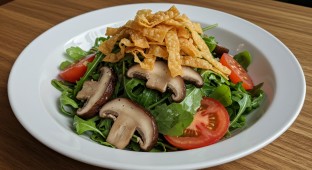 Dairy Free - Arugula Entree Salad with Shiitake Mushroom and House Vinaigrette