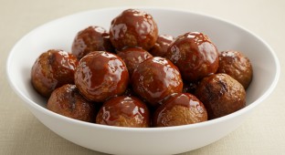 BBQ Vegan Meatballs