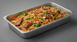 Beef Pad Thai (Gluten Free)
