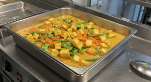 Tofu Coconut Curry (NO Nightshade)