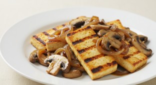 BBQ Tofu and Mushrooms