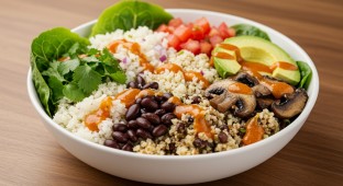 Mexican Mushroom Bowl