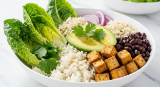 Mexican Tofu Bowl (NO Tomato)