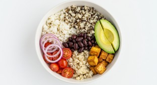 Mexican Tofu Grain Bowl (NO Cilantro)