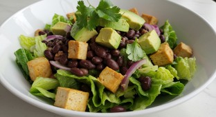 Mexican Tofu Salad (NO Tomato)