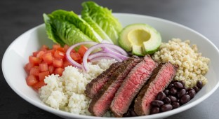 Mexican Steak Bowl (NO Cilantro)