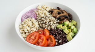 Mexican Mushroom Grain Bowl (NO Cilantro)