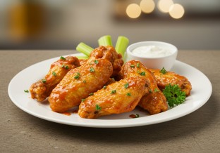 Baked Buffalo Chicken Wings