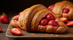Strawberry Croissant