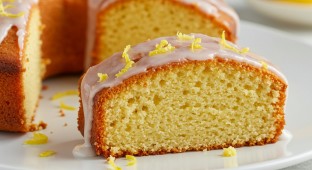 Pound Cake with Lemon Glaze