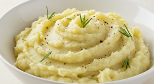 Lumpy Garlic and Rosemary Mashed Potatoes