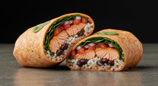 Chipotle Salmon Wrap