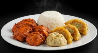 Tandoori Chicken with Malai Kofta and Jasmine Rice