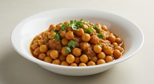 Moroccan Braised Garbanzo Beans