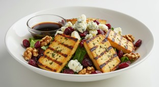 South Beach Salad with Baked Tofu