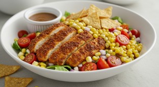 Santa Fe Salad with Roasted Chicken