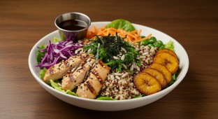 Grilled Chicken Poke Salad Bowl