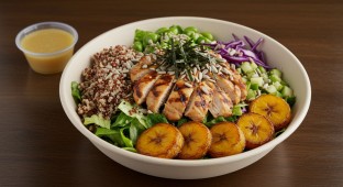 Allergen Free Grilled Chicken Poke Salad Bowl