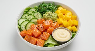 Salmon Poke Salad Bowl