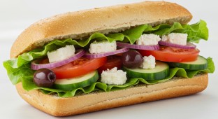 Gluten Free Club Med Veggie Sandwich