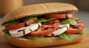 Gluten Free Tomato & Mozzarella Sandwich