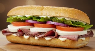 Gluten Free Beef and Mozzarella Sandwich