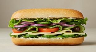 Gluten Free Vegan Club Med Veggie Sandwich