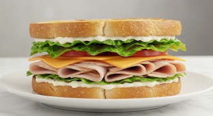 Turkey and Cheddar Sandwich