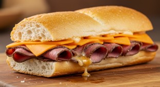 Gluten Free Roast Beef and Cheddar Sandwich