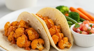 Buffalo Cauliflower Tacos Boxed Meal