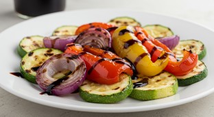 Grilled Vegetable with Balsamic Reduction