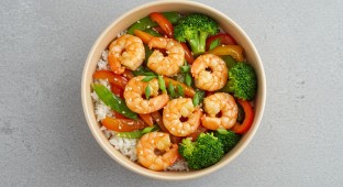 Zen Garden Shrimp Bowl