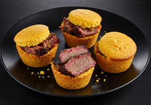 Cornbread and Brisket Cups