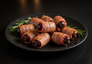 Bacon Wrapped Dates