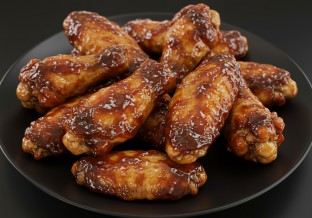 Glazed Chicken Wings