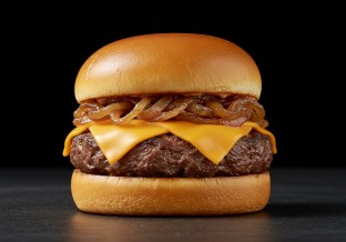 Wagyu Beef Caramelized Onion Cheddar Slider